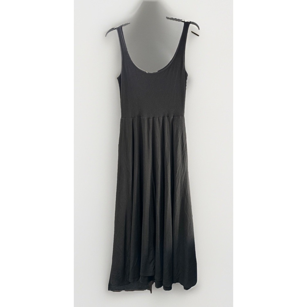 Reformation Jeans Size‎ Large Black Tank Swing Dress With Pockets